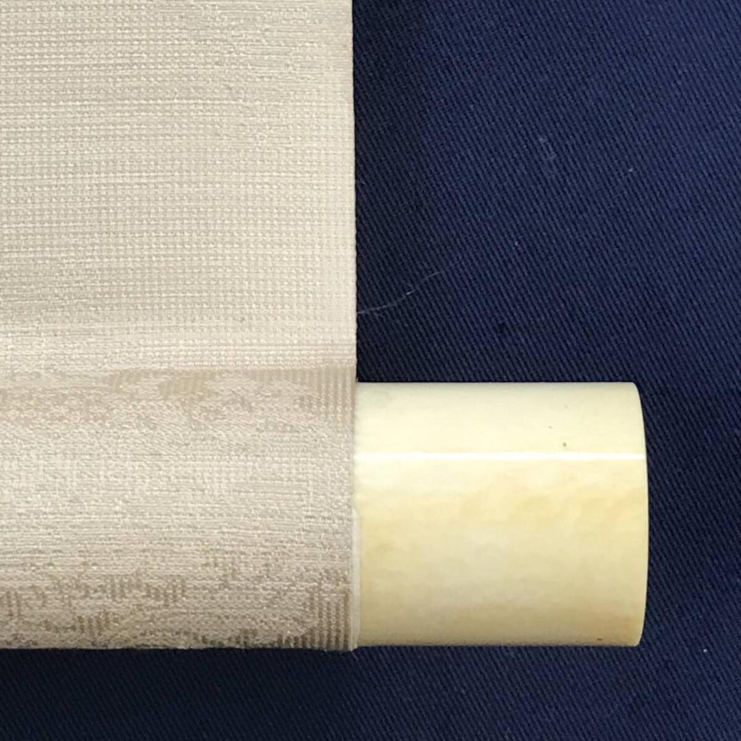 真作/高木富三/嵐山春景/保津川/山水図/青緑岩絵具/掛軸/