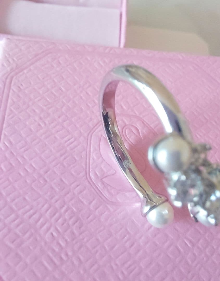 新品SWAROVSKI 55 Constella パール リング スワロフスキー