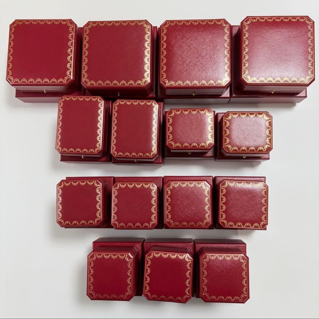 カルティエ ネックレス リングケース ピアスケース 空箱 現行品 13個
