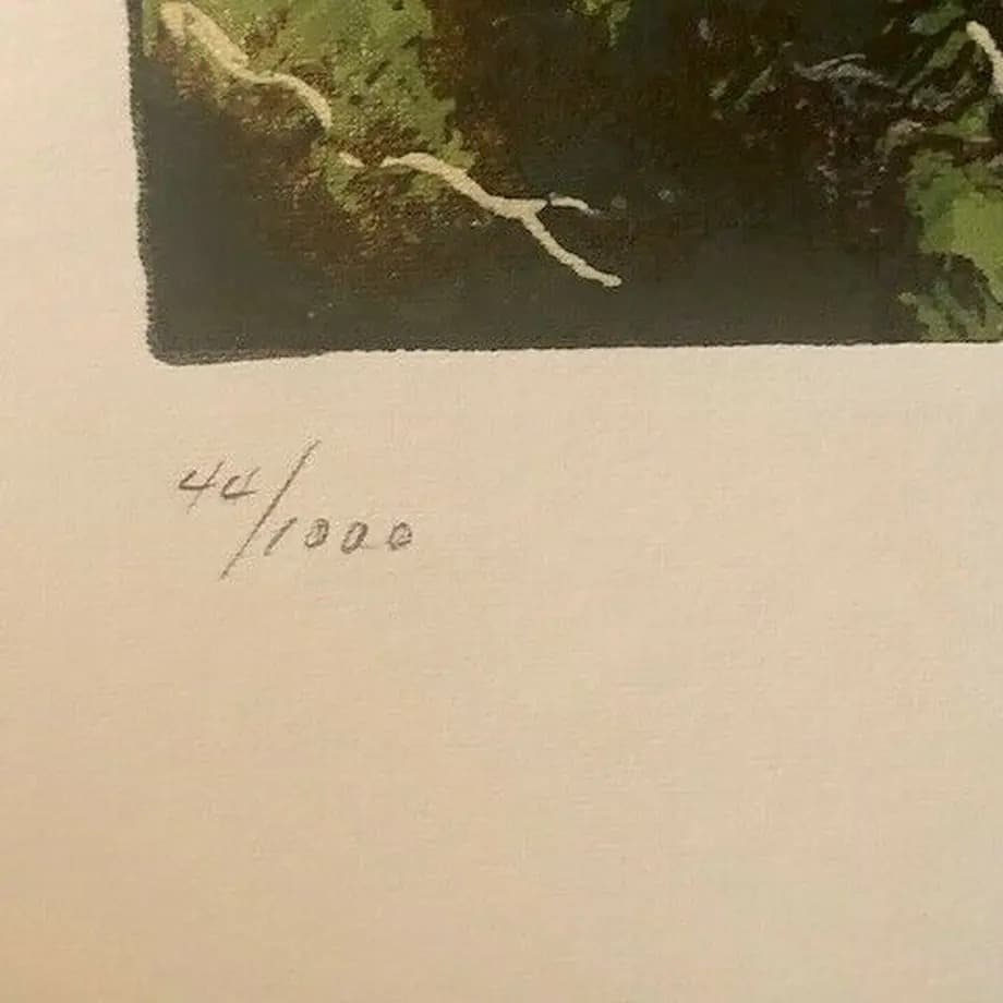 50年代 Robert Wood ロバートウッド シルクスクリーン アート作品