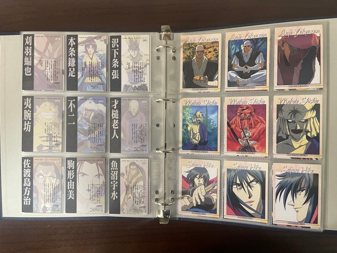 初版】186種コンプリート＋3 るろうに剣心 カードダスマスターズ