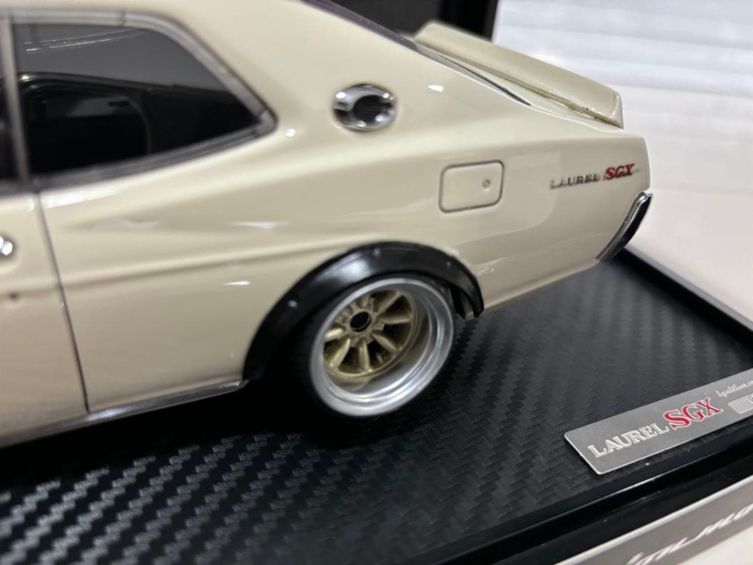 1/18 イグニッションモデル　日産ローレル　ワタナベ　オバフェンカスタム