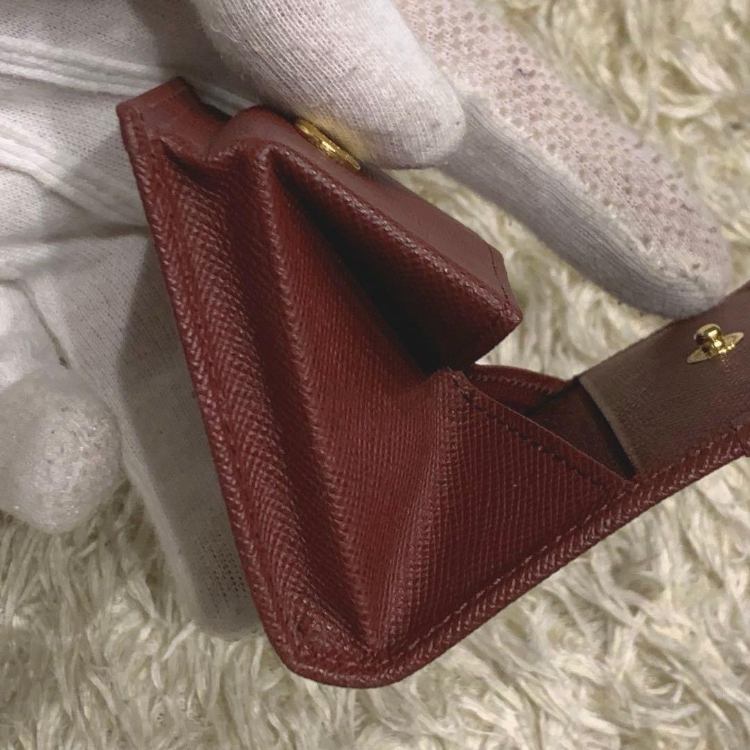 極美品✨バーバリー ノバチェック ケース サフィアーノ ボルドー