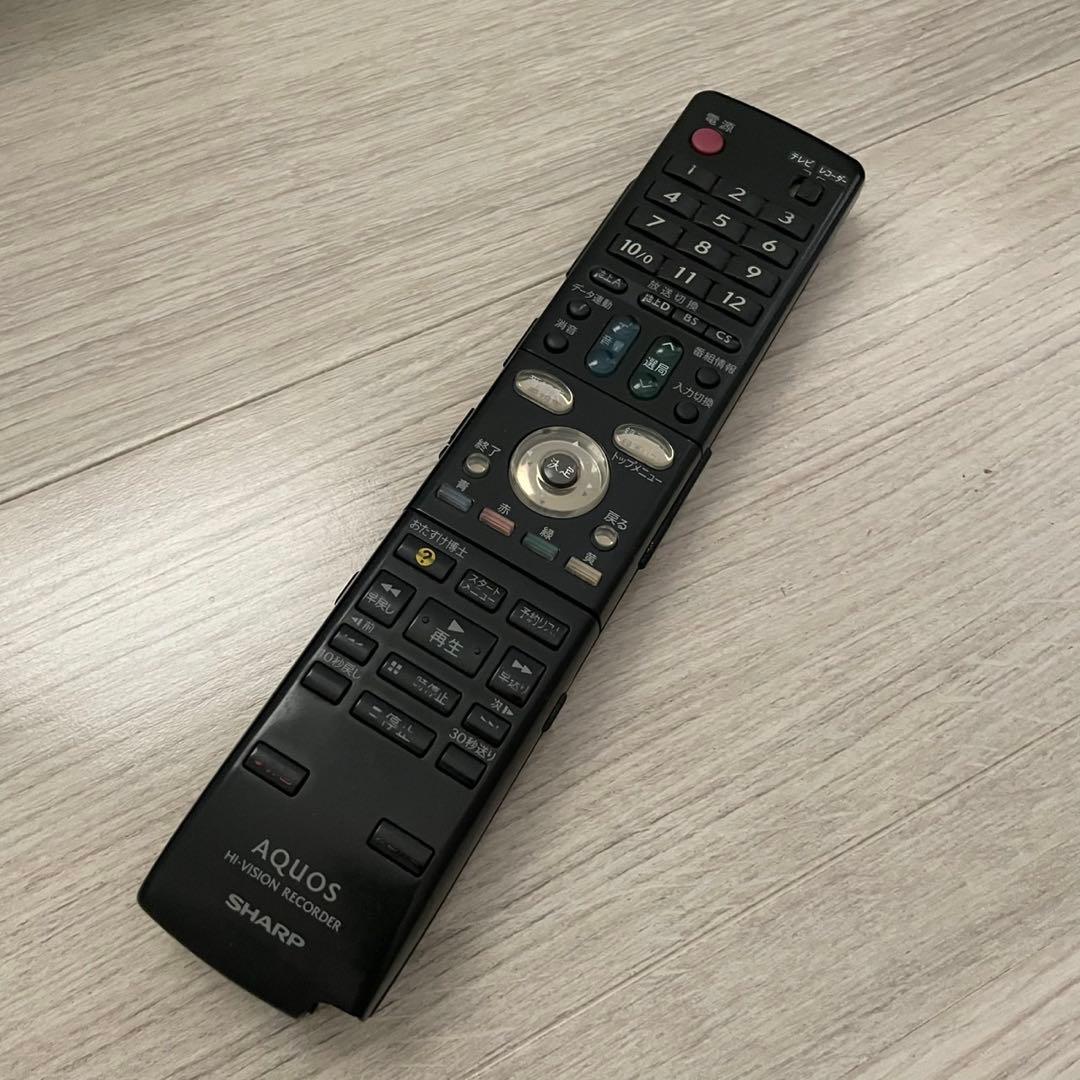 レコーダー SHARP AQUOS HI-VISION RECORDER