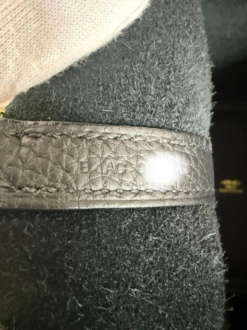 エルメス　ピコタンロックPM ノワール/Gold金具　B刻印