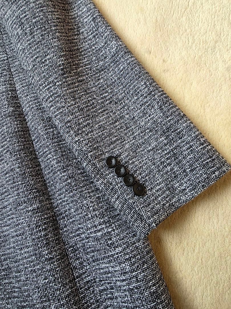 エポカ グレー ブラック ツイード テーラードコートの通販はau PAY