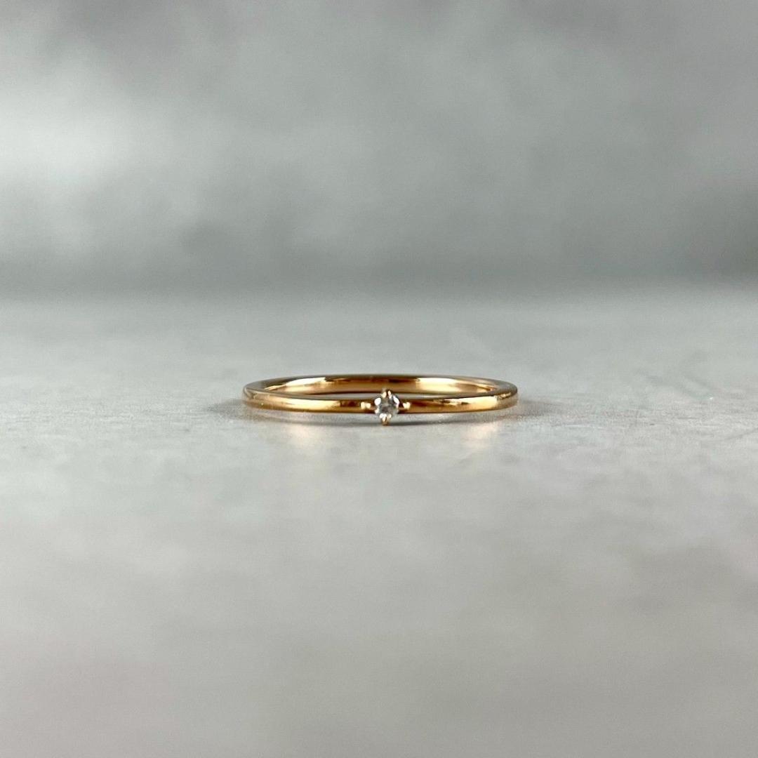 ete エテ　0.01カラット　 K10　 指輪 リング　アクセサリー