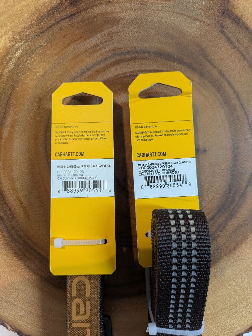 NEW】Carhartt カーハート 犬用リーシュ(L)＆首輪(M)セット 茶 - メルカリ