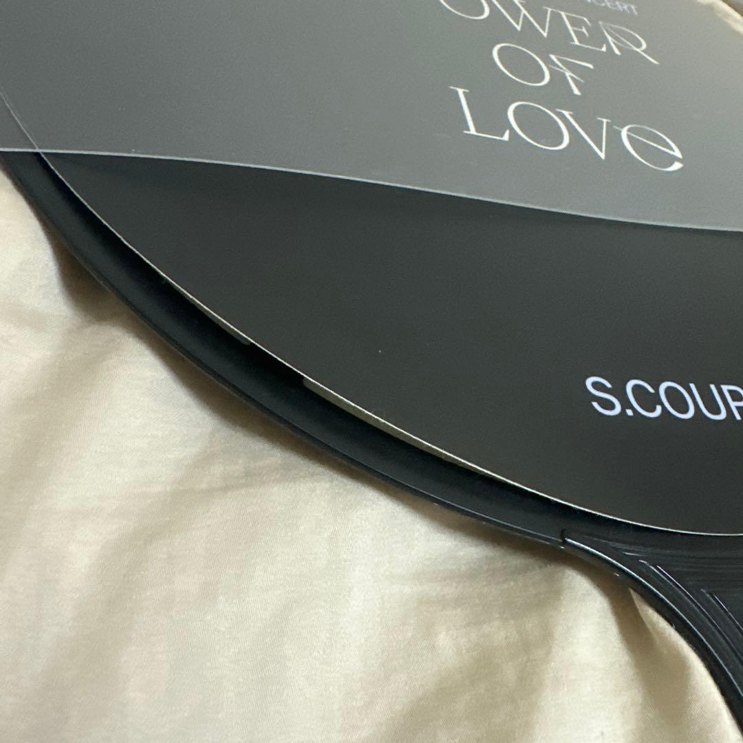 POWER OF LOVE サイン入り　うちわ　エスクプス　セブチ