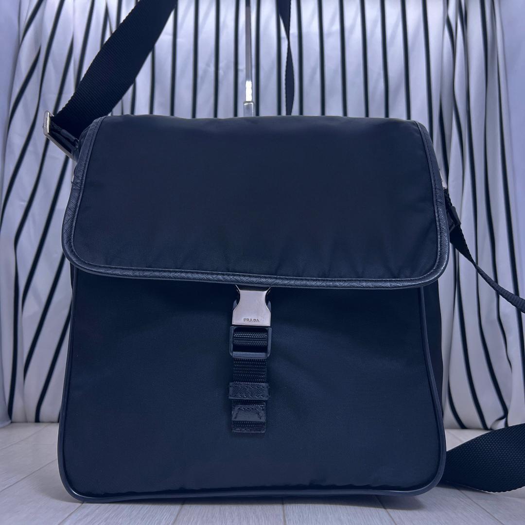 【美品】PRADA×プラダ 斜めがけショルダーバッグ