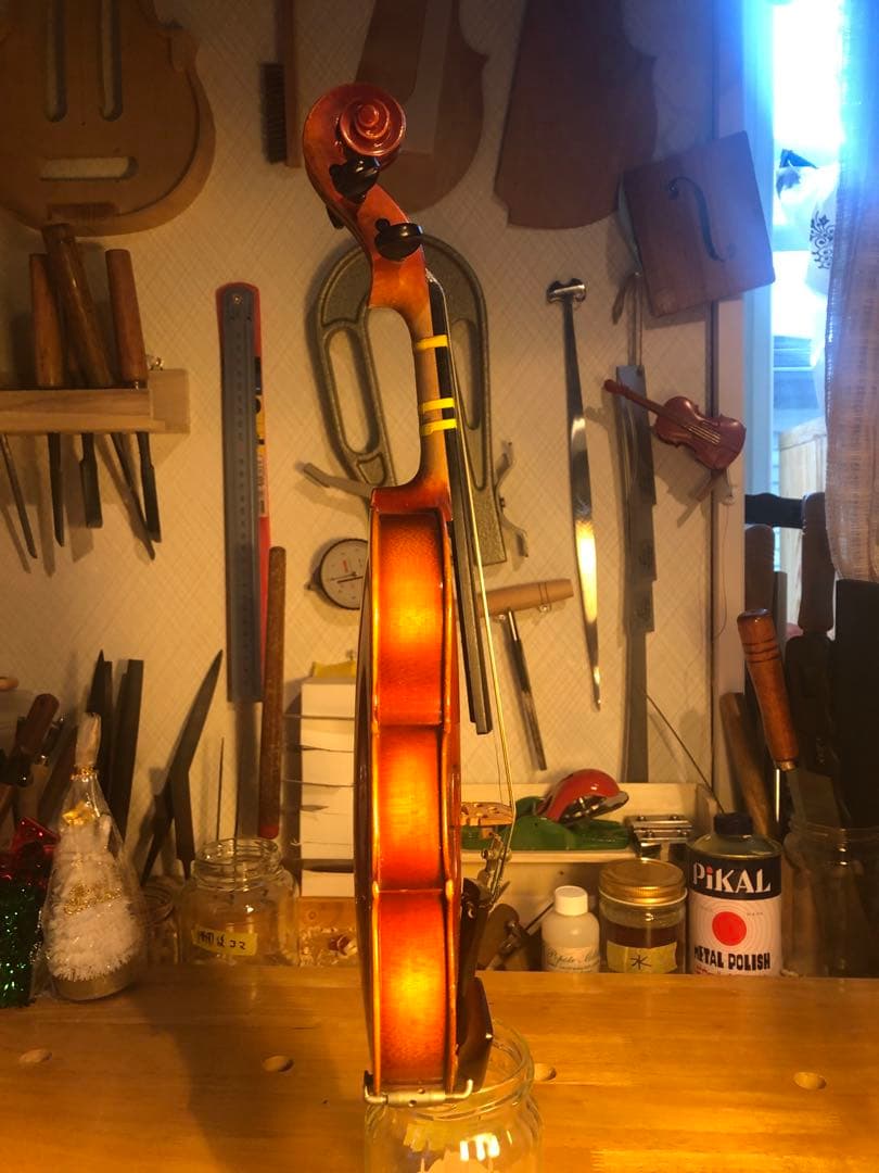 【駒&魂柱調整済】Suzuki分数バイオリンNo280 1/16 1989