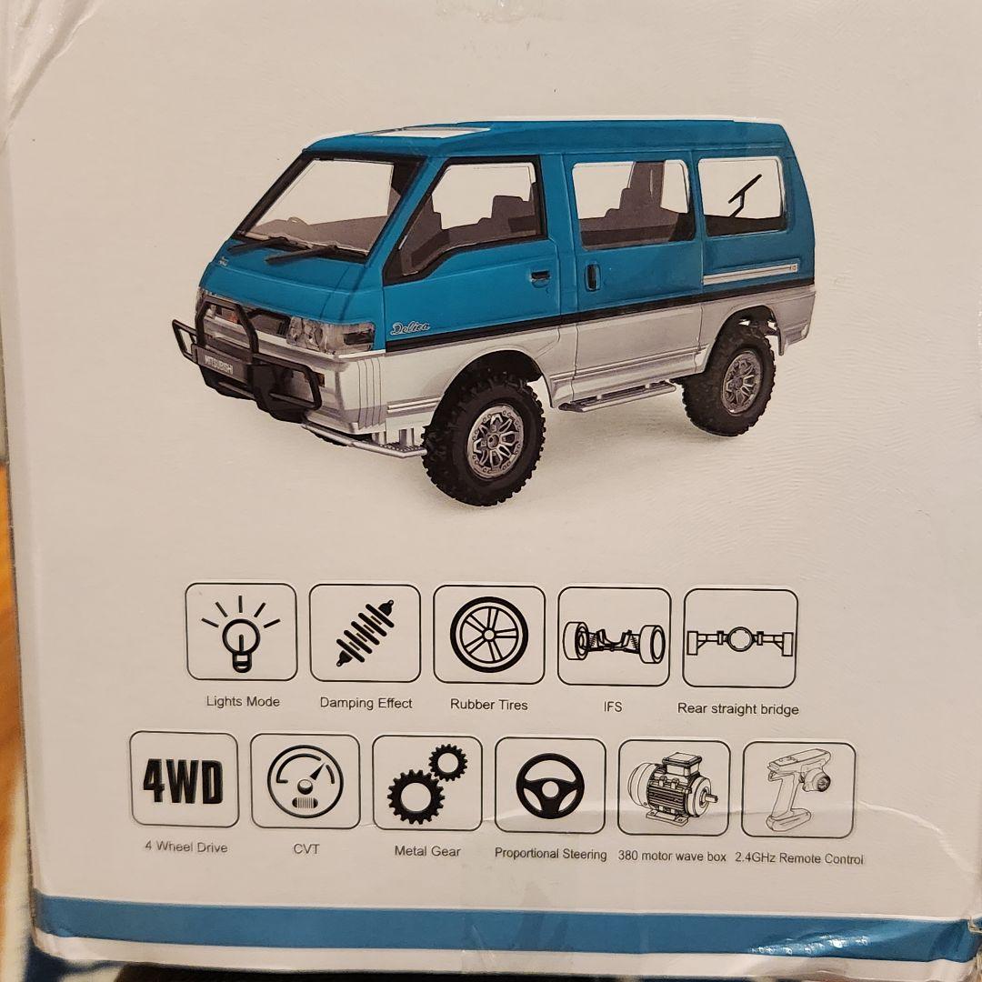 三菱デリカ L300 1986 4WD クローラーラジコン 1/12 ほぼ未使用