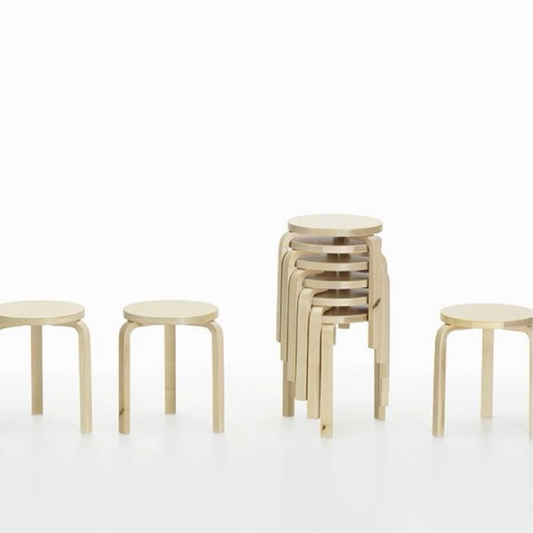 【新品】Artek アルテック スツール60 Wild Birch 1脚