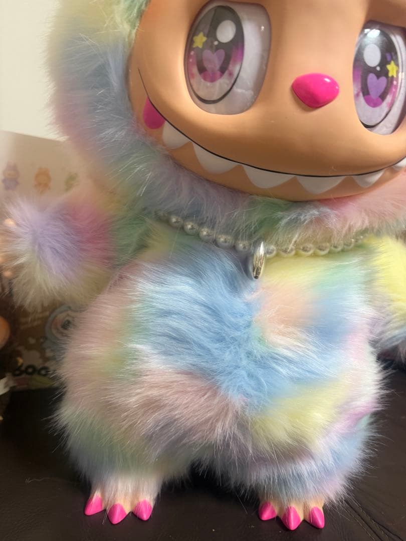 なっつんつん　スペシャルオーダー超特大60cmマカロンジモモ 夢色ふわもこ