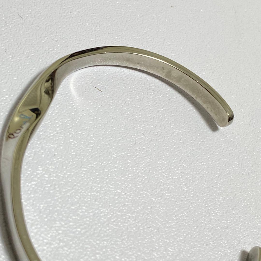 ポールスミス　バングル　ツイスト　シルバー