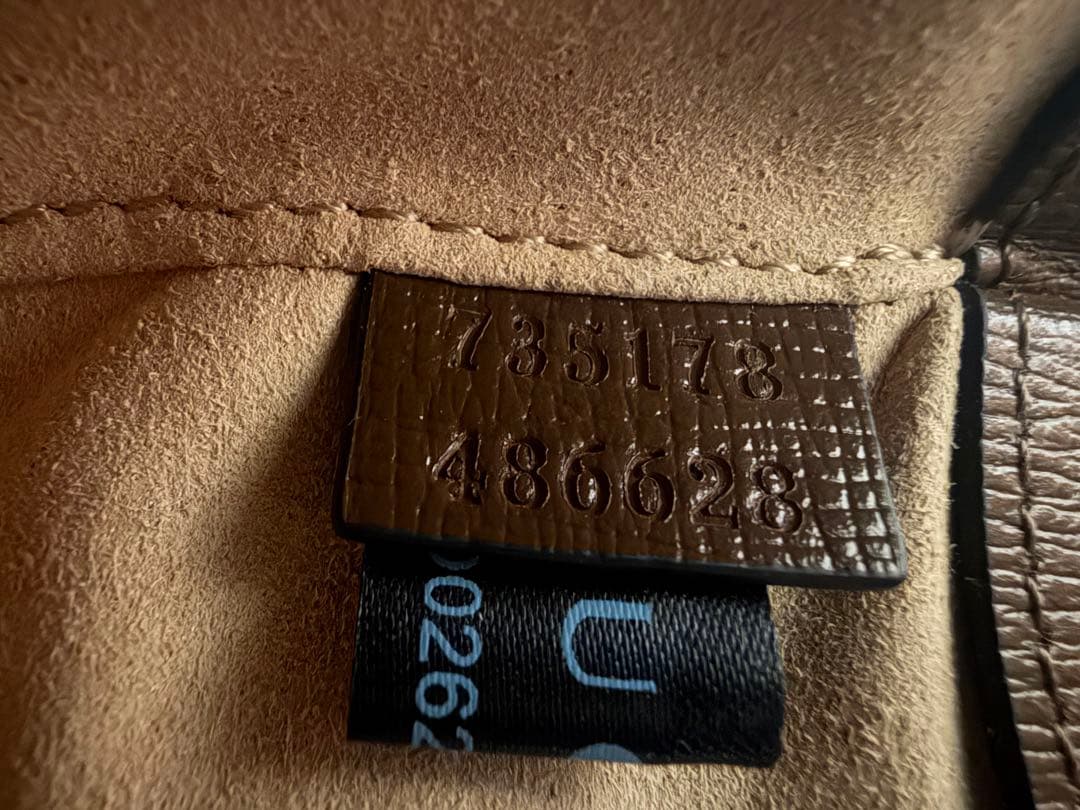 【GUCCI】 GGパターン ショルダーバッグ