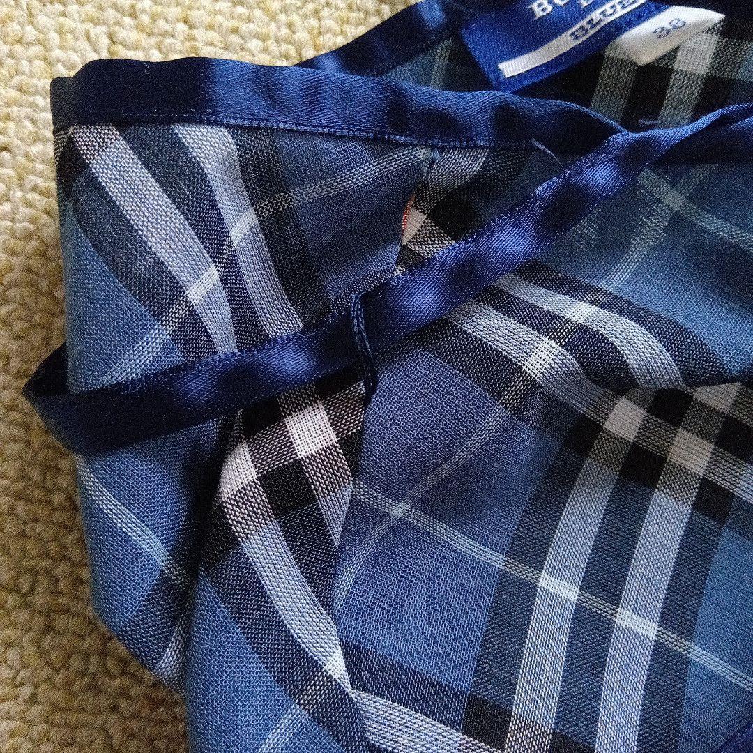 【美品】バーバリーブルーレーベル ラップスカート 38