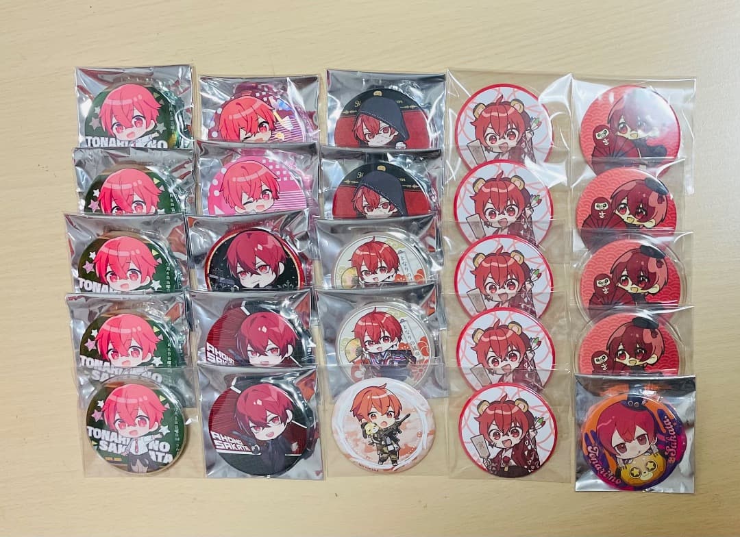 浦島坂田船 となりの坂田 缶バッジ まとめ売り