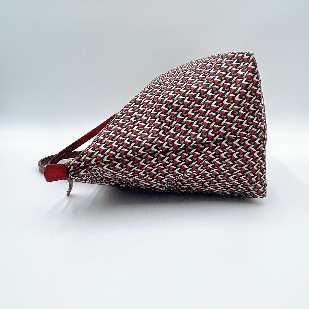 極美品 ROBERTA PIERI 2wayバッグ TATAMI 赤f261