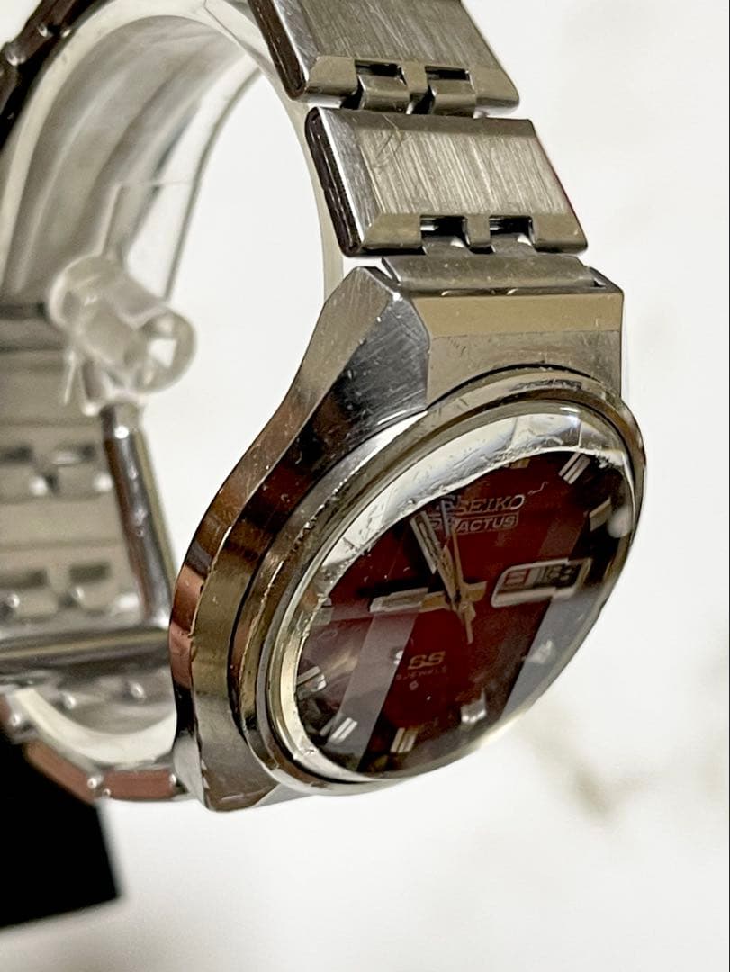 1973年9月製 セイコー5アクタスSS デイデイト 25J カットガラス