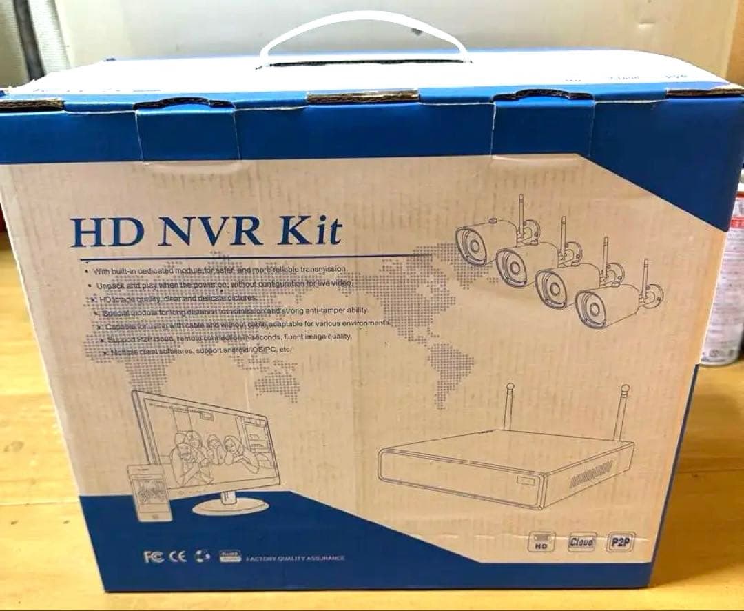 HD NVR Kit 防犯カメラセット新品未使用 初期不良返品保証