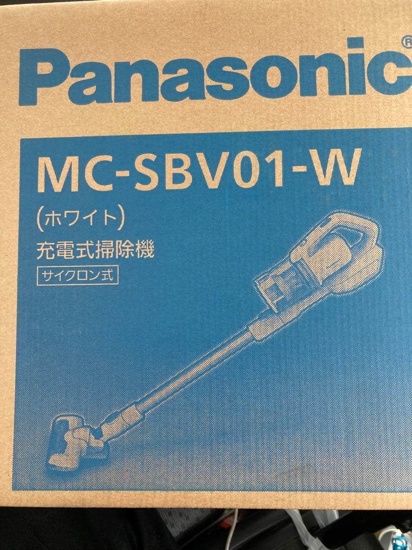 パナソニック 充電式掃除機 MC-SBV01-W ホワイト - メルカリ