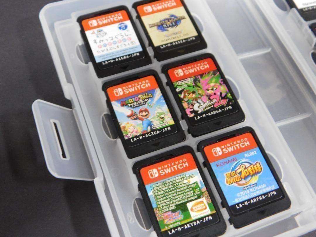 ＠スイッチ★すみっコぐらし・モンハン ライズ・マリオ＋ラビッツ・スプラトゥーン２