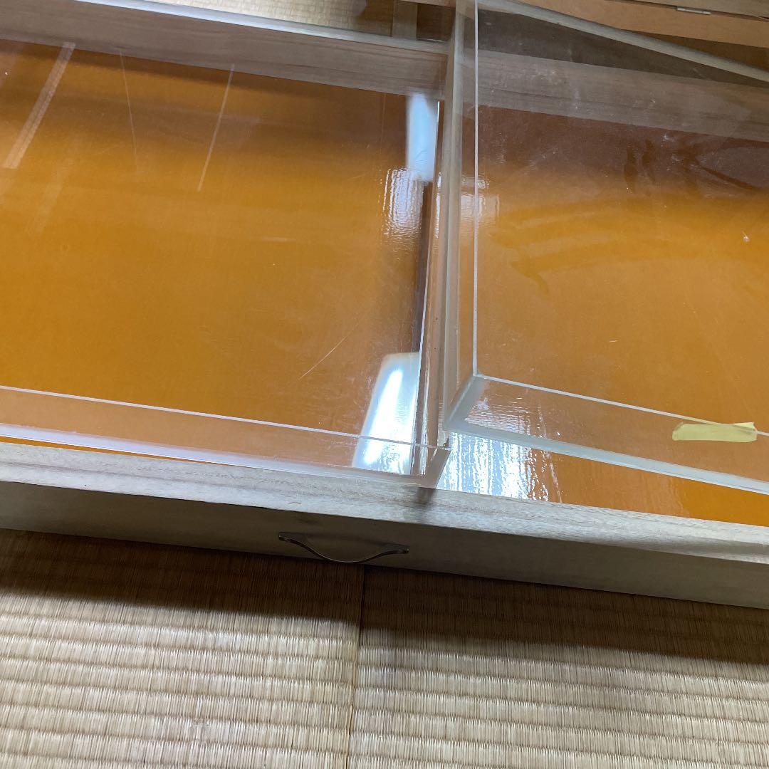 アカシア集成材15ミリ幅120縦500奥行600蜜蝋オイル仕上げ アカシア集成