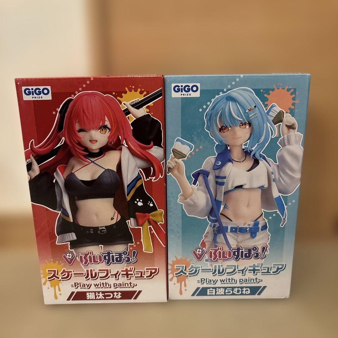 GIGO限定 ぶいすぽっ！猫汰つな・白波らむね スケールフィギュアセット