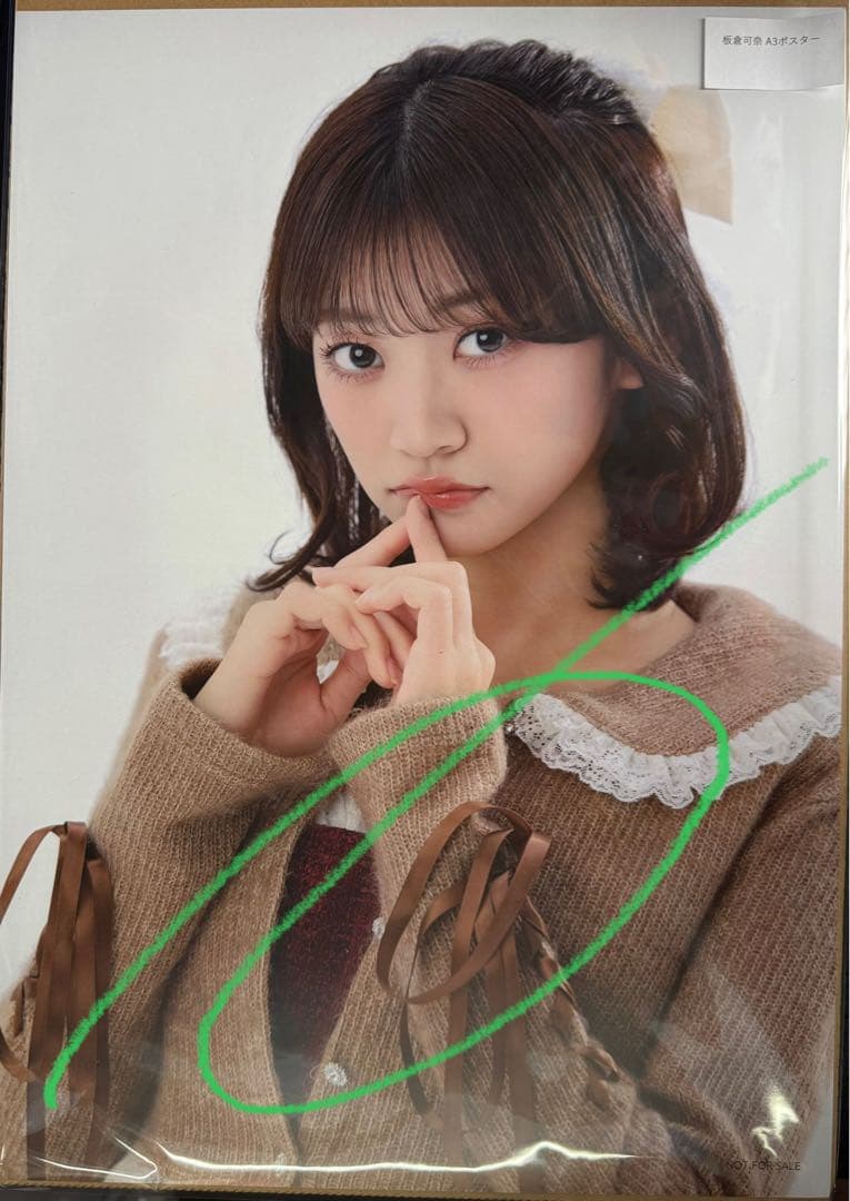 板倉可奈 バレンタインポスター、チェキセット