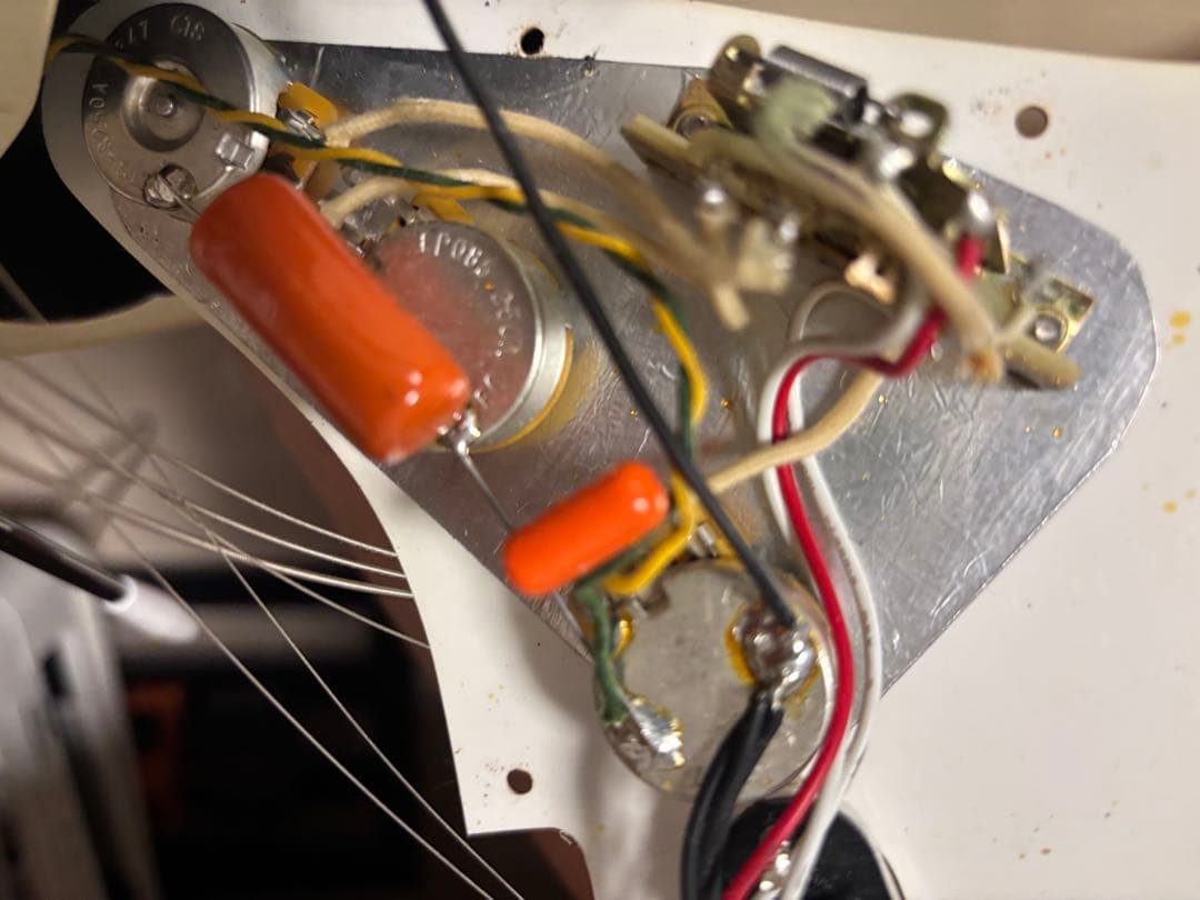 Bacchus グローバルシリーズ　エレキギター アイボリー　アップグレード