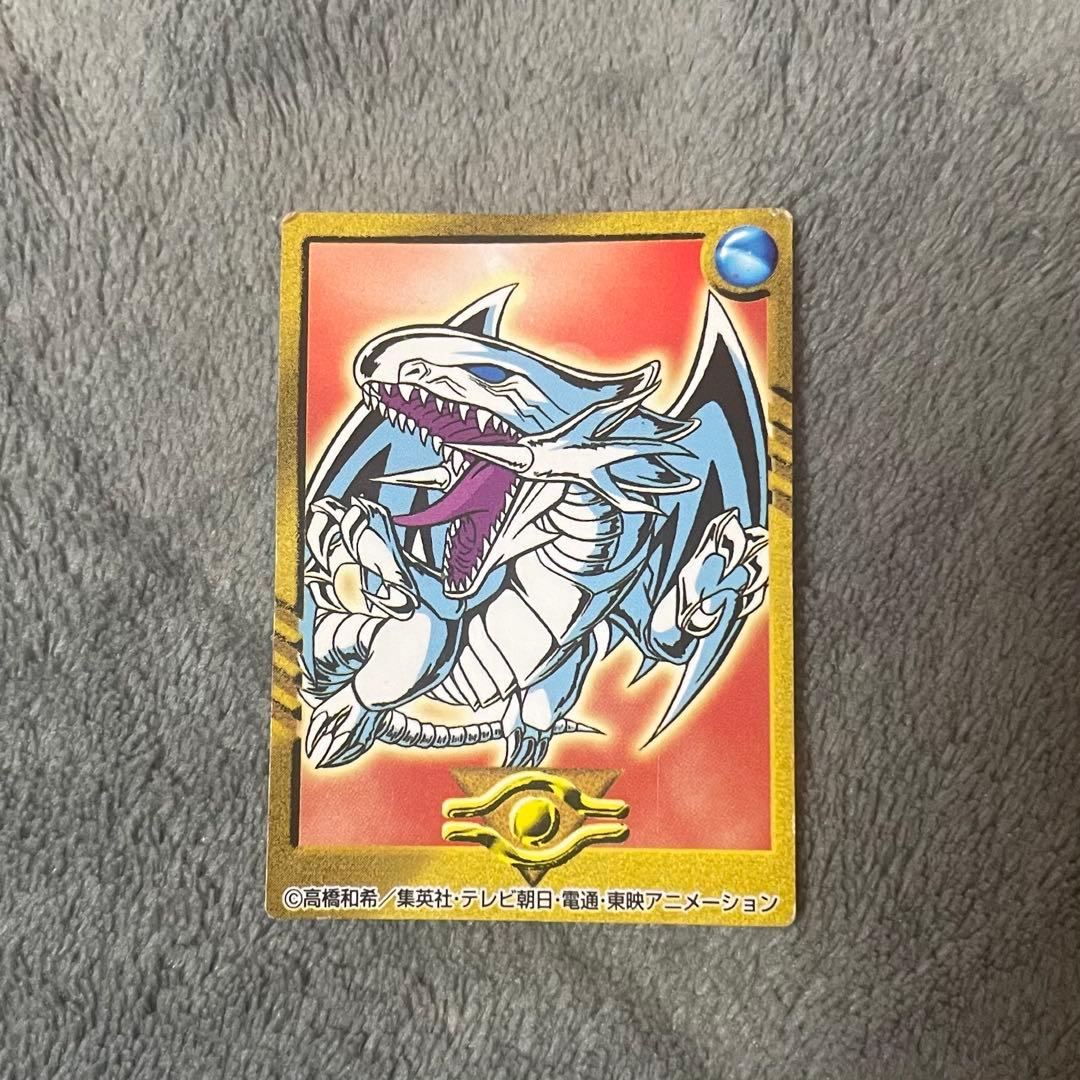 青眼の白龍 ブルーアイズ ホワイトドラゴン 遊戯王 ミニカード 東映