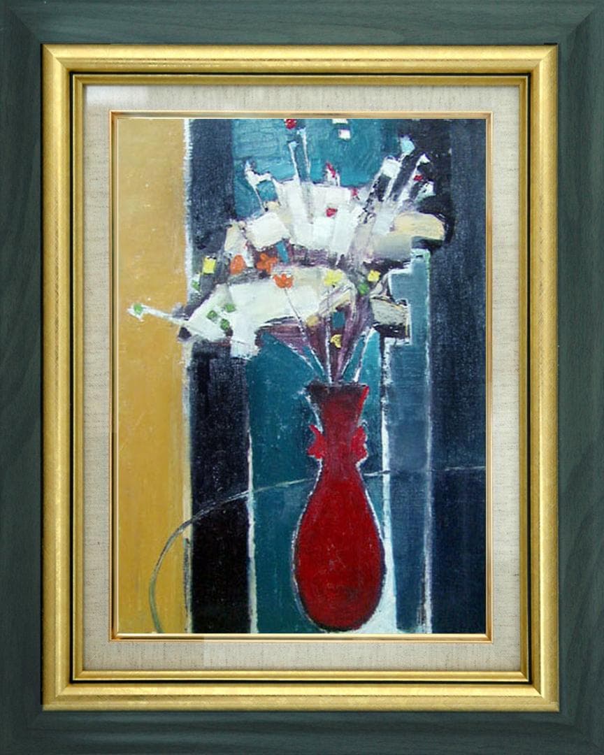 油絵 菅家令子 絵 絵画 インテリア F6-172023 花