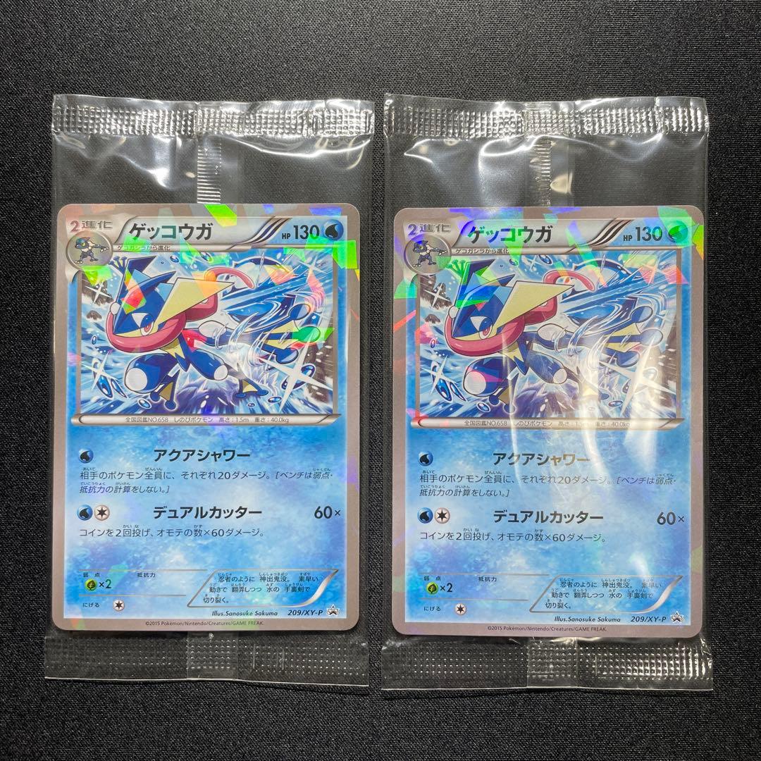 ポケカ ゲッコウガ プロモ 未開封 209/XY-P 2枚 - メルカリ