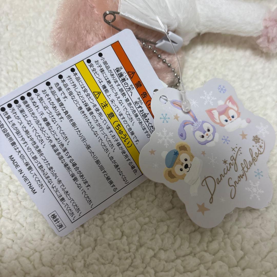リーナベル ダンシングスノーフレークス ぬいぐるみバッジ タグ付き