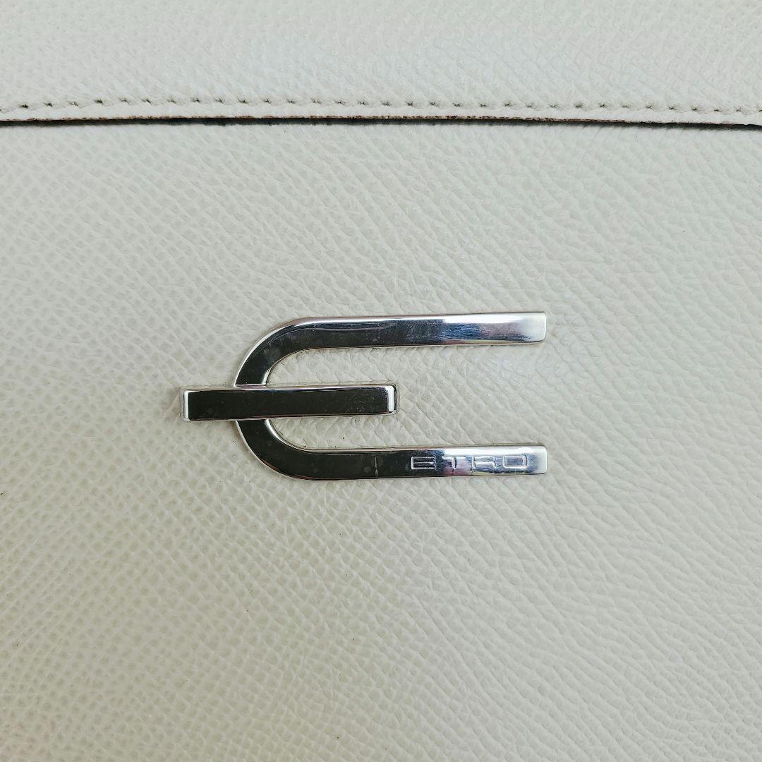 ETRO 2way ショルダー ハンドバッグ ベージュ系