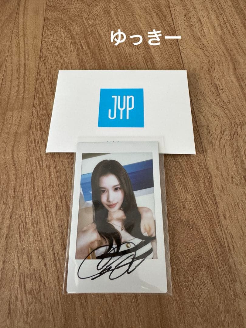 TWICE サナ 直筆サイン入りチェキ DIVE TWICE サナ サイン入りチェキ 8