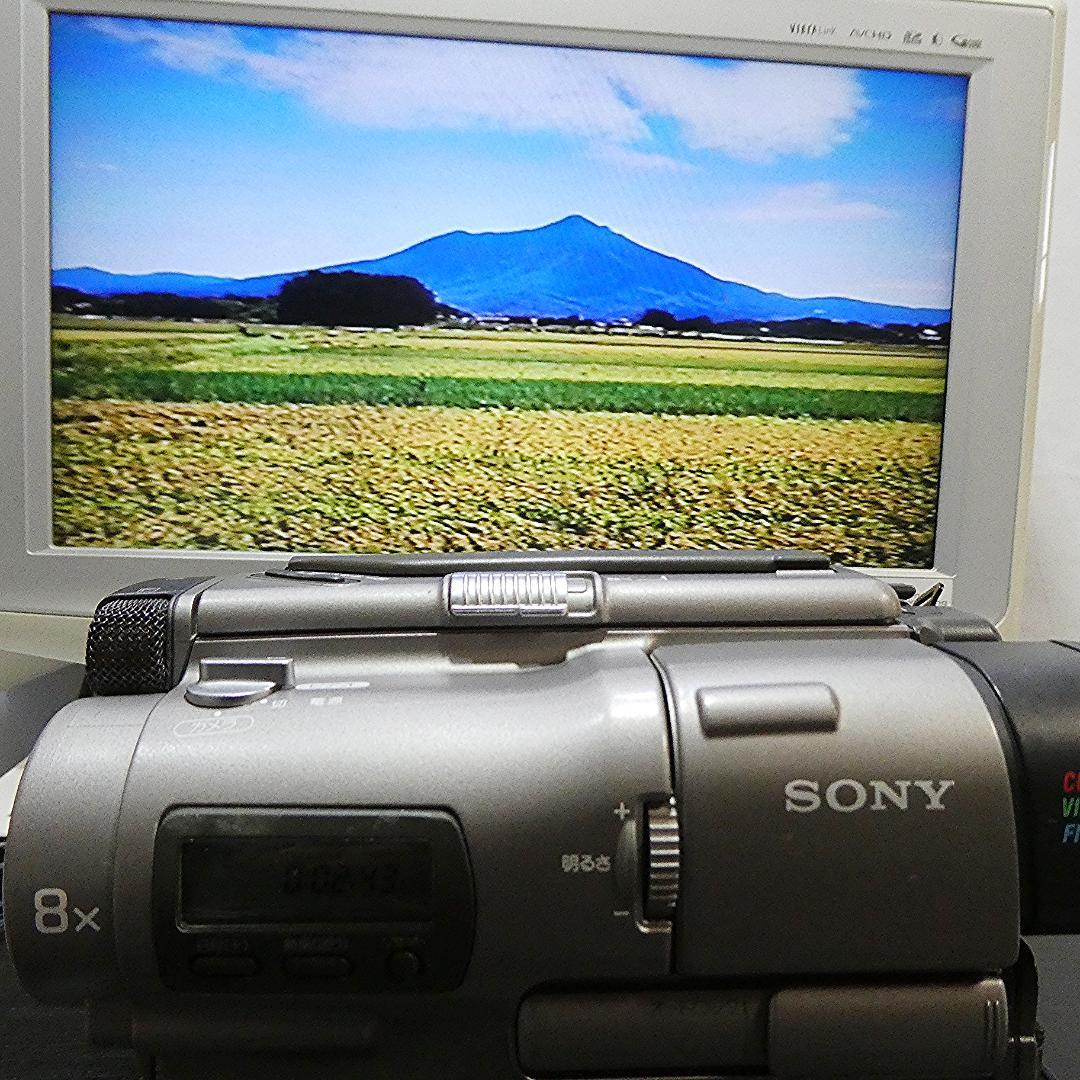 動作良好 VideoHi8 ソニーCCD-TR1 8ミリビデオ　DVD化に最適