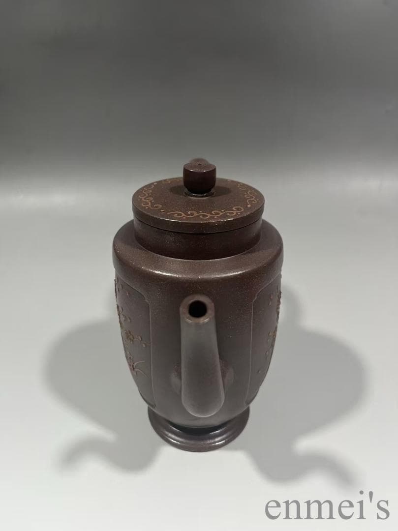 中国古美術 中国宜興 紫砂壺 賞杯壺 大清乾隆年制款