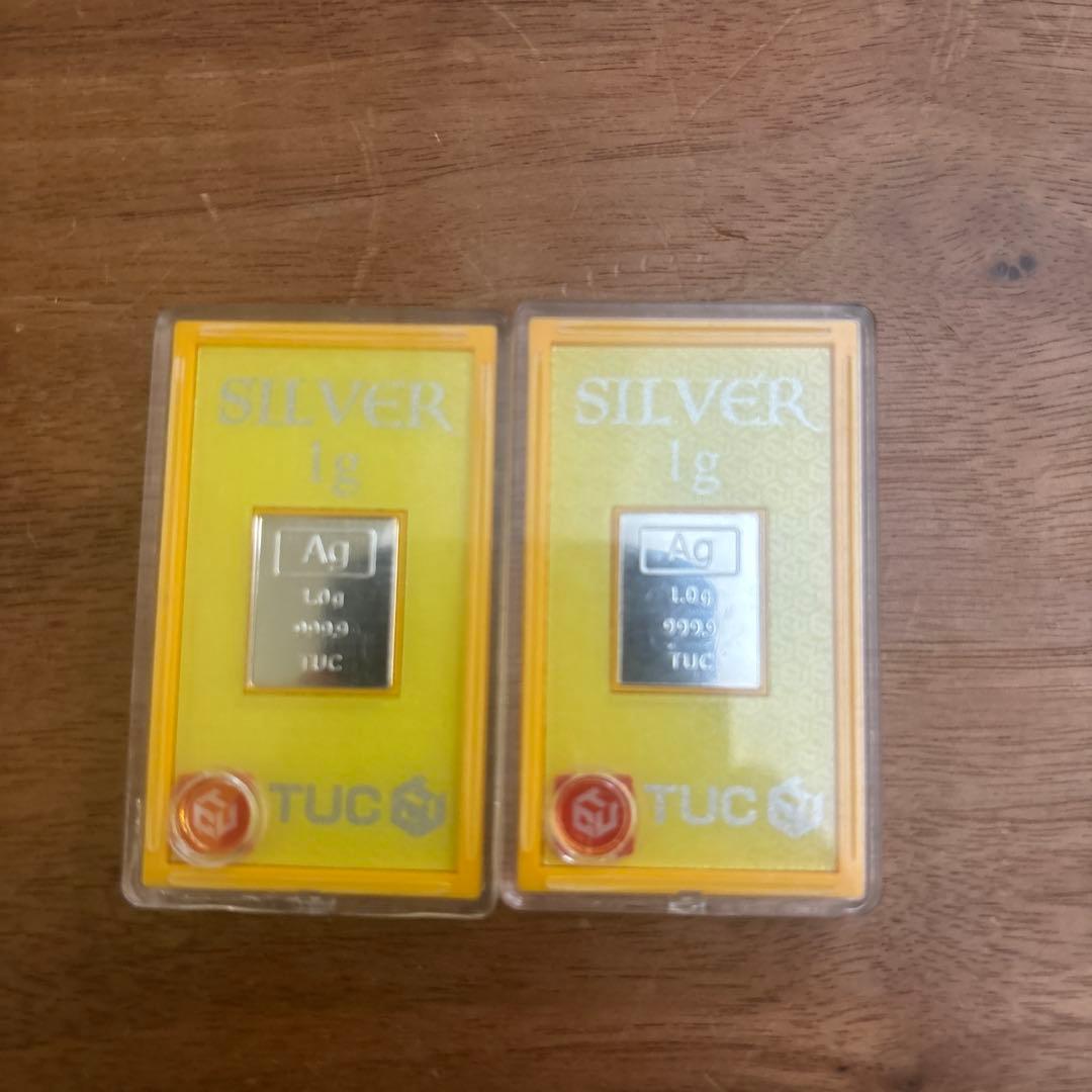 TUC Silver 1g 純銀 景品 2個 - メルカリ