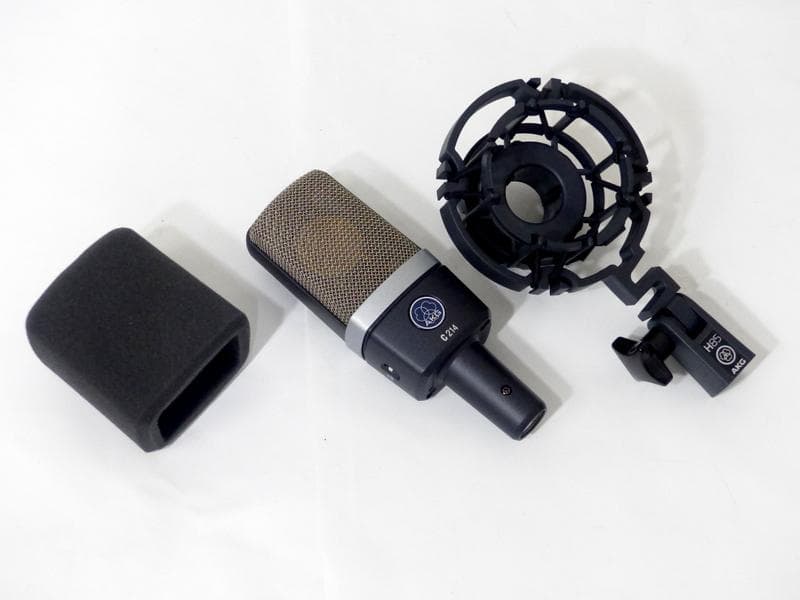 【2466】 美品 AKG C214 コンデンサーマイク