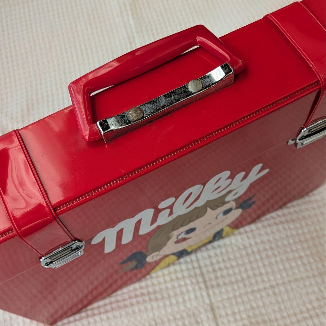 ペコちゃん ステーショナリーケース トランク 不二家 公式 昭和レトロ 中古