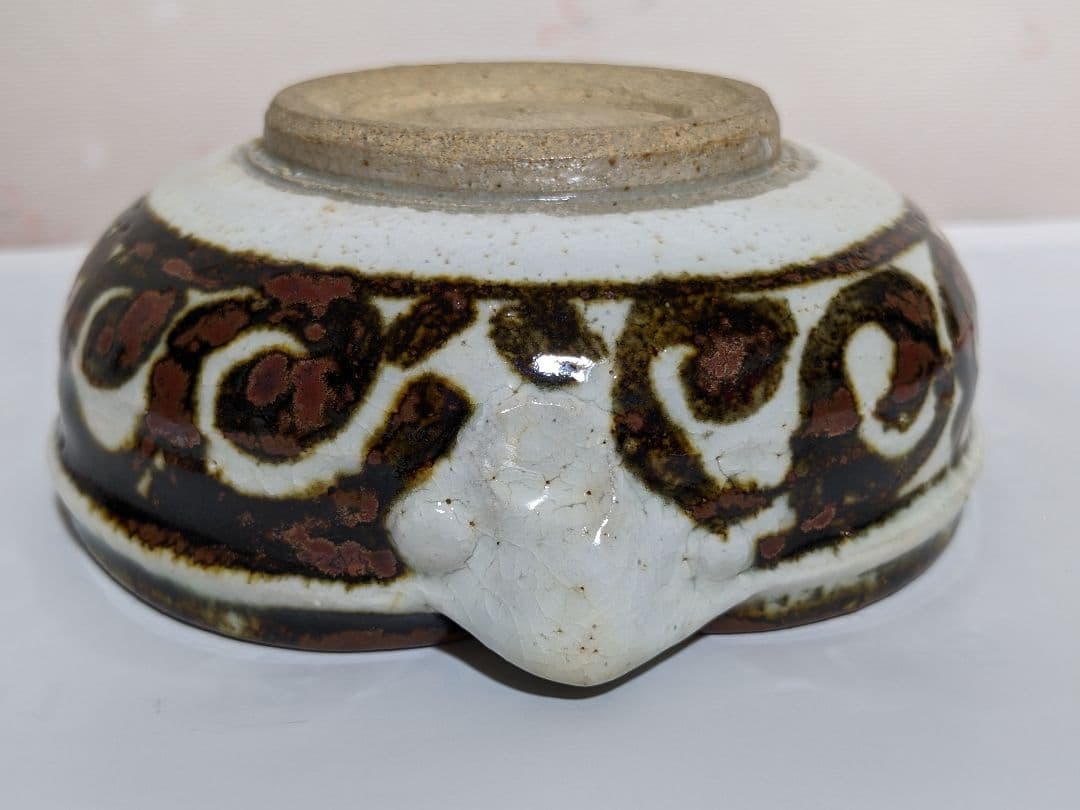 ♢京焼 五代 清水六兵衛 鉄絵 酒器 片口 小鉢 盛り鉢 花器