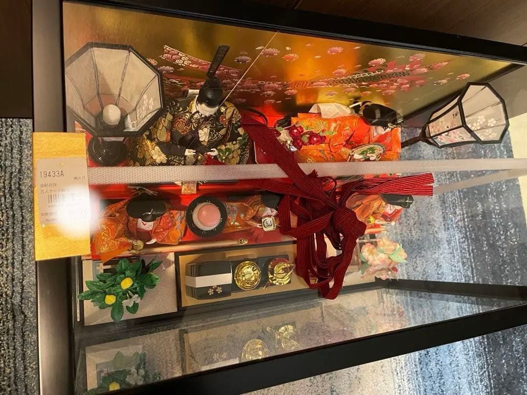 久月 雛人形 金彩吉祥 五人ケース飾り ひな人形　4960282385287