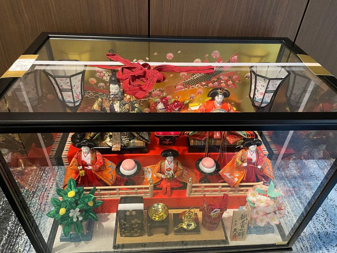 久月 雛人形 金彩吉祥 五人ケース飾り ひな人形　4960282385287