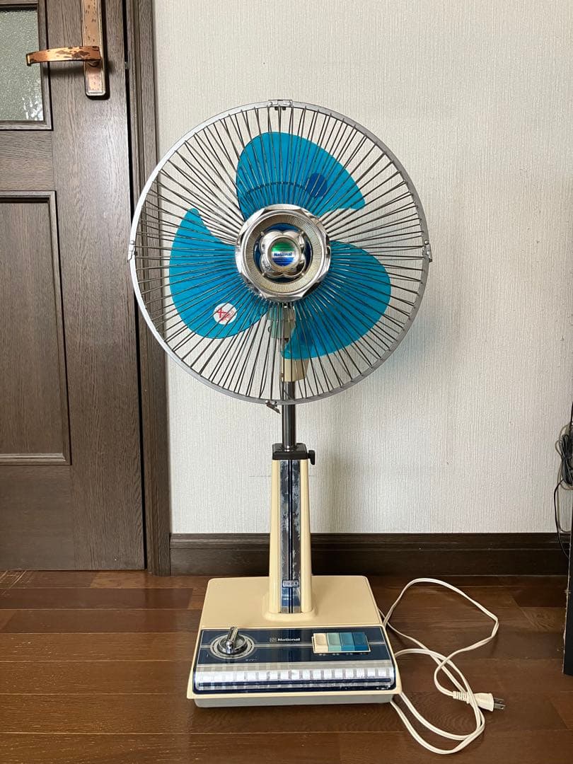 扇風機　ナショナル　F-30H1L 昭和レトロ　30センチ座敷扇　タイマー故障