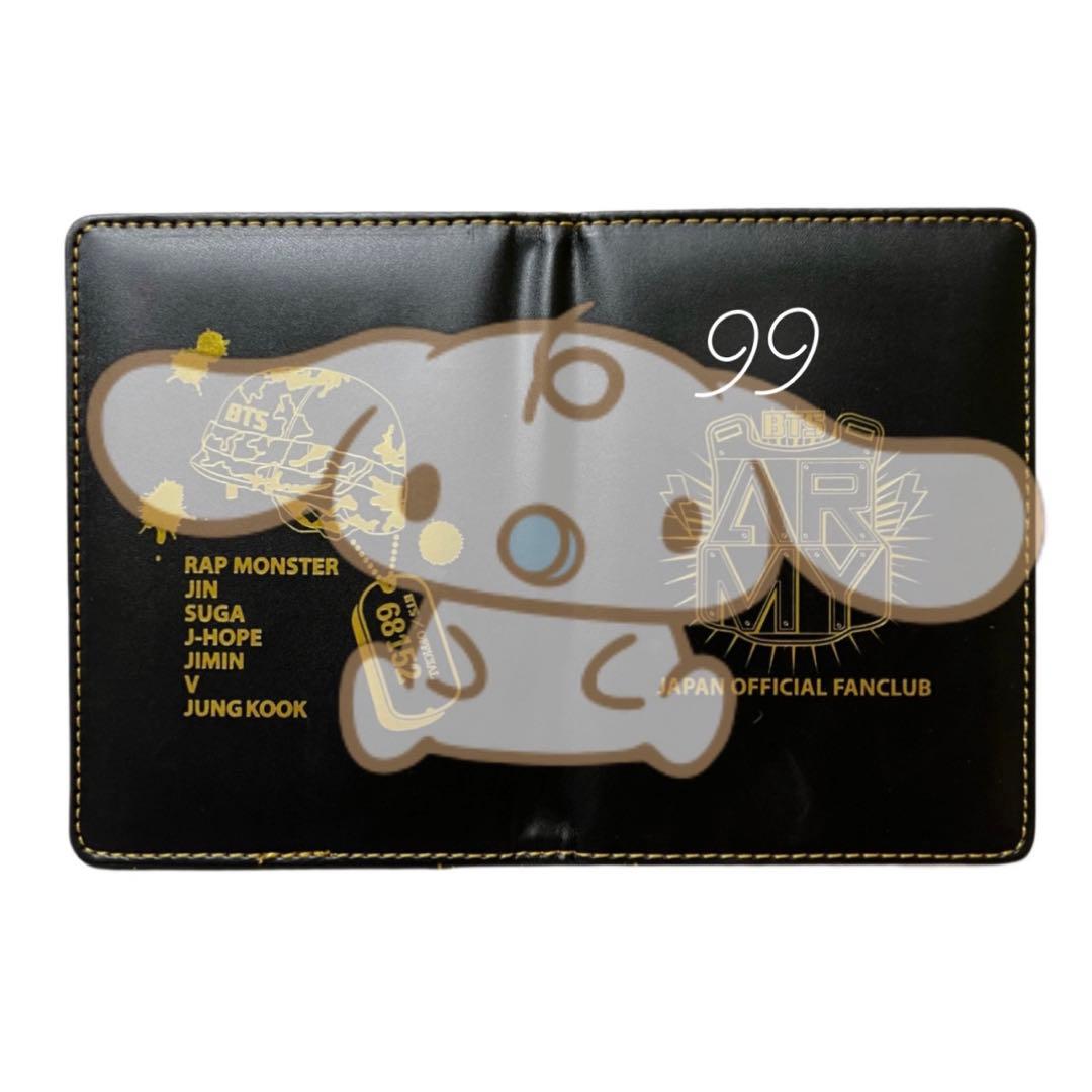 BTS FC継続特典 パスポートケース Vサイン入り