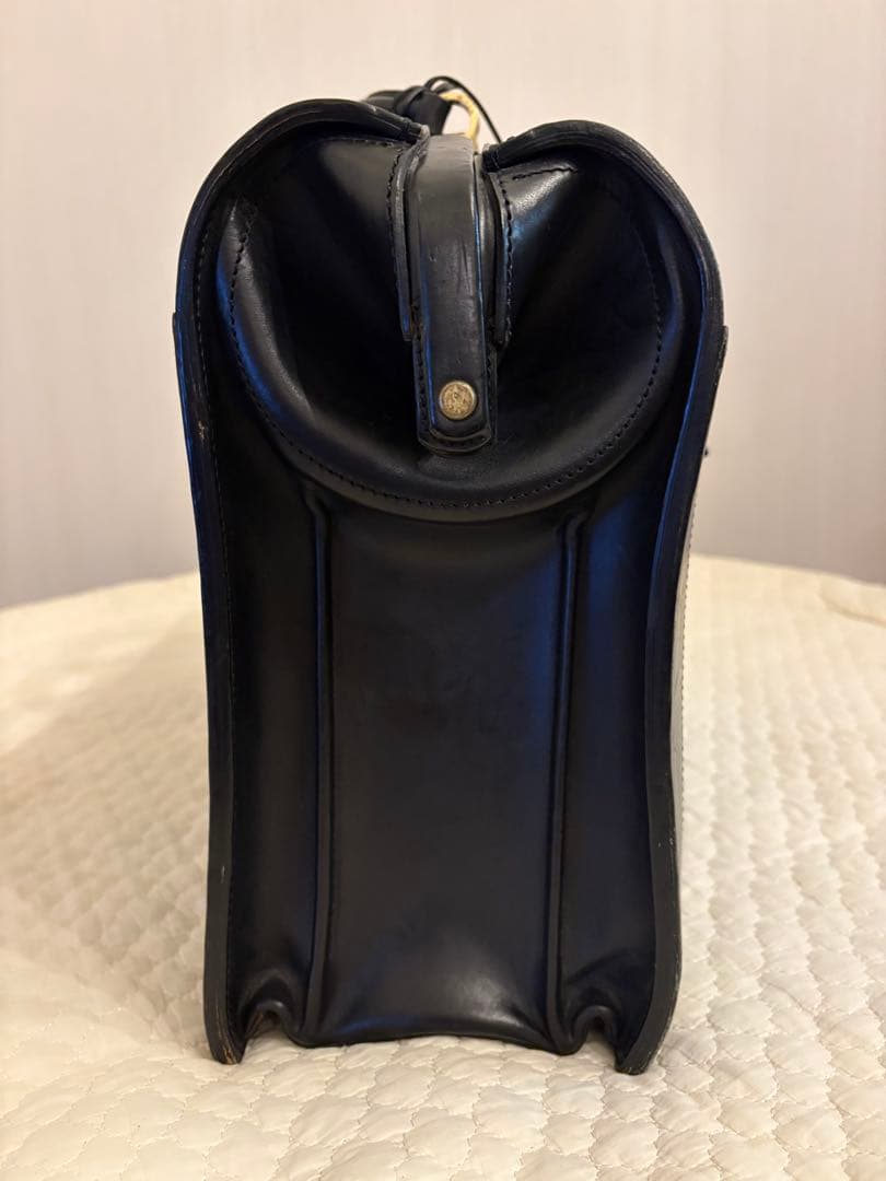 【岡ちゃん専用 】【美品】万双 ダレスバッグ 三つマチ ブラック