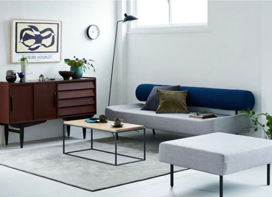 IDEE DIVANCO オットマン Light gray