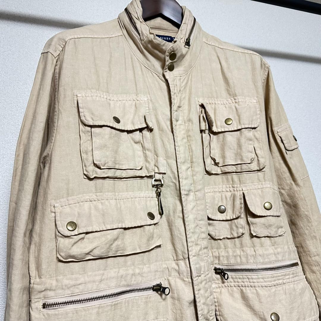 r*a様 90s Ralph Lauren リネン フォトグラファージャケット